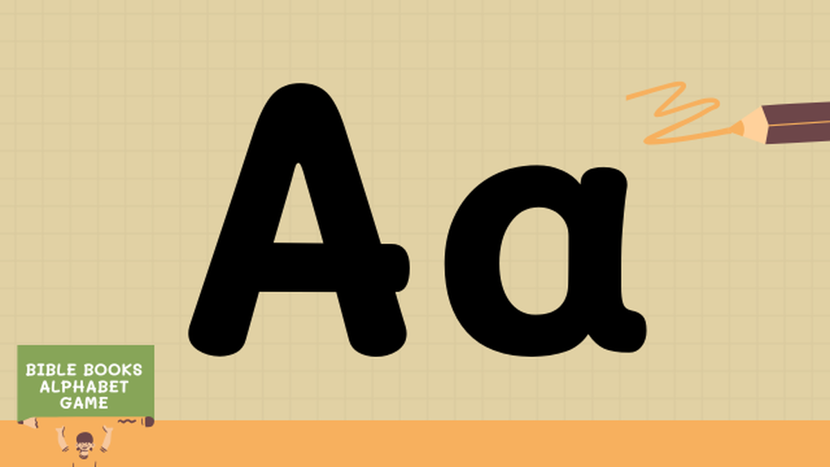 Bible Books Alphabet Game image number null